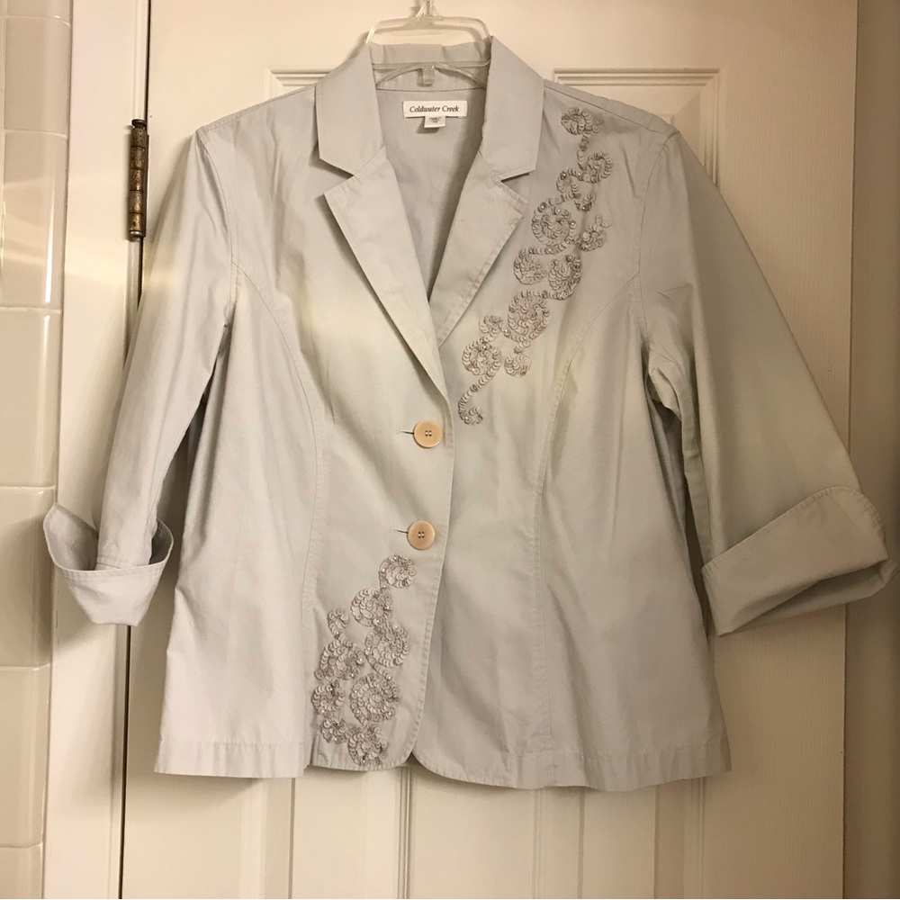 Coldwater creek blazer size 10